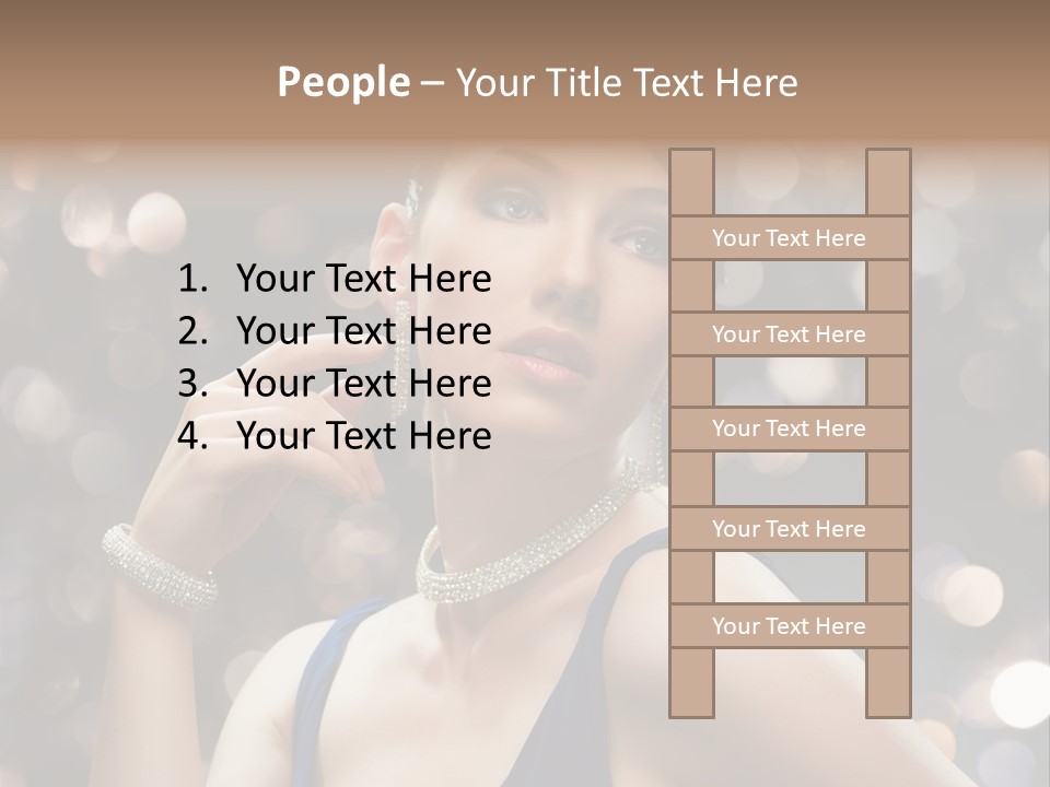 Portrait Shiny Young PowerPoint Template