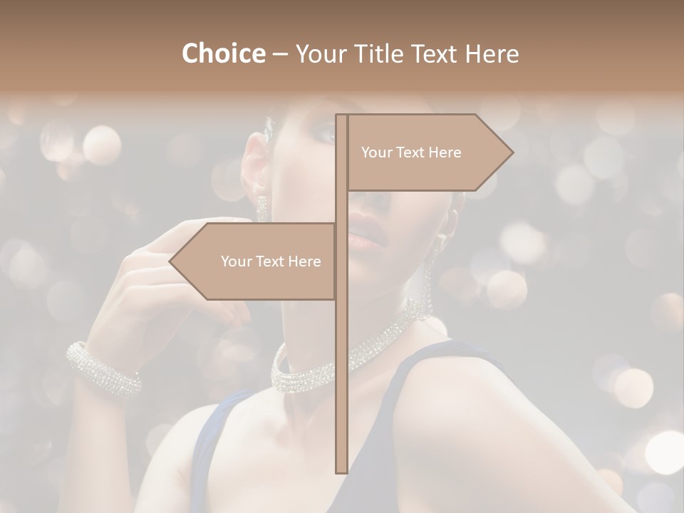 Portrait Shiny Young PowerPoint Template