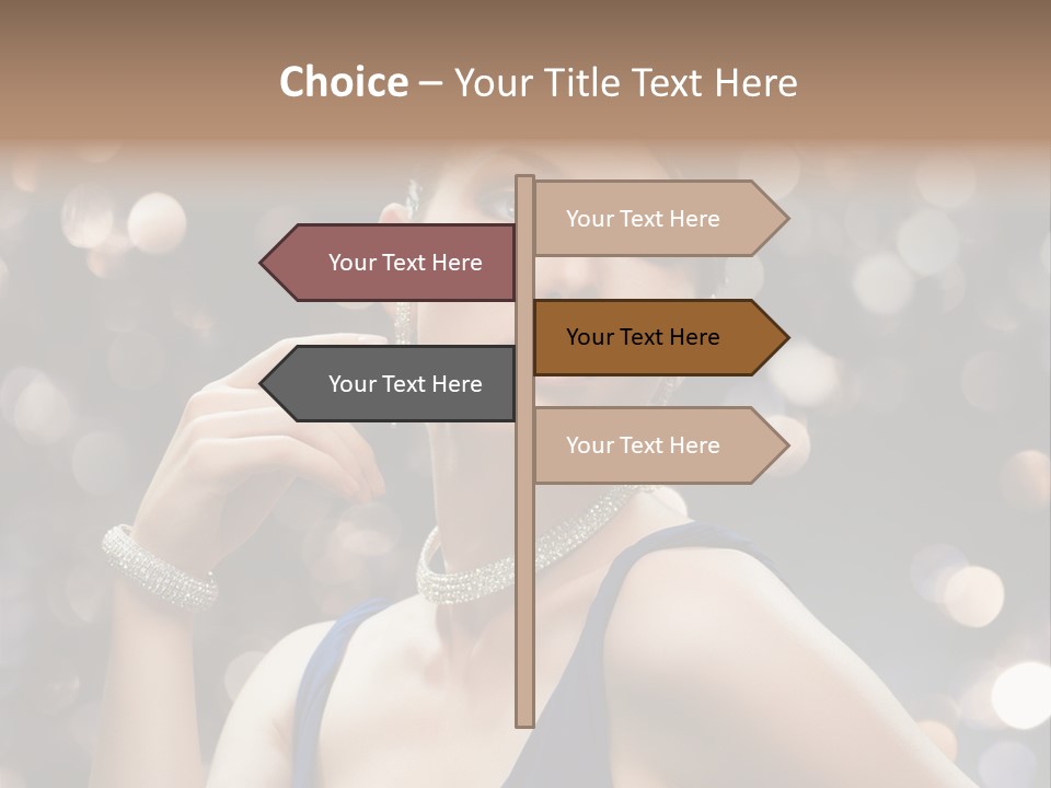 Portrait Shiny Young PowerPoint Template