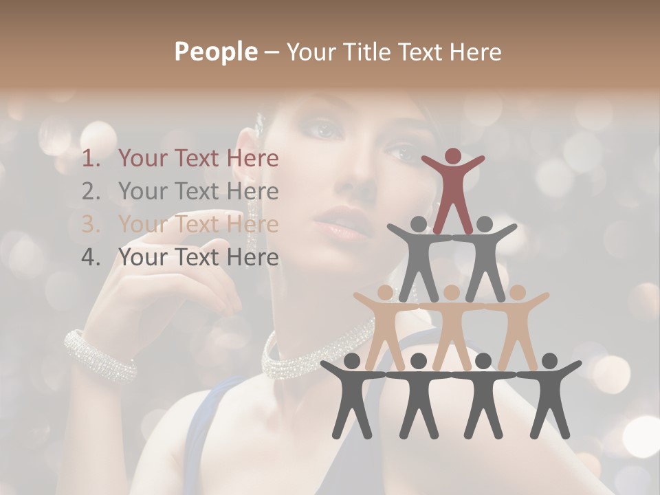 Portrait Shiny Young PowerPoint Template