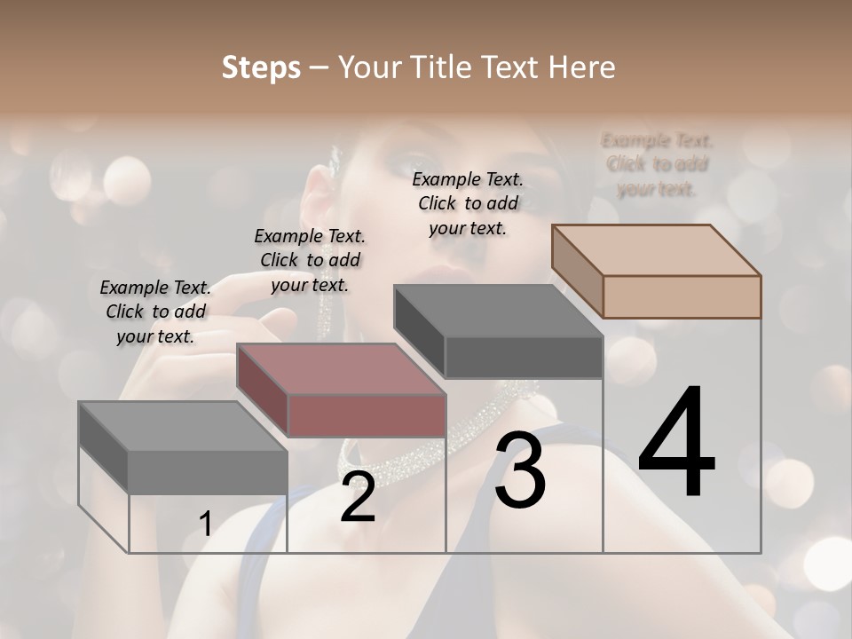 Portrait Shiny Young PowerPoint Template