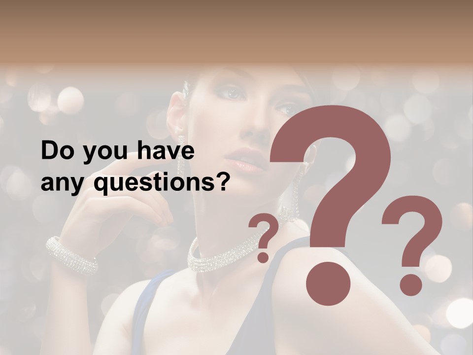 Portrait Shiny Young PowerPoint Template