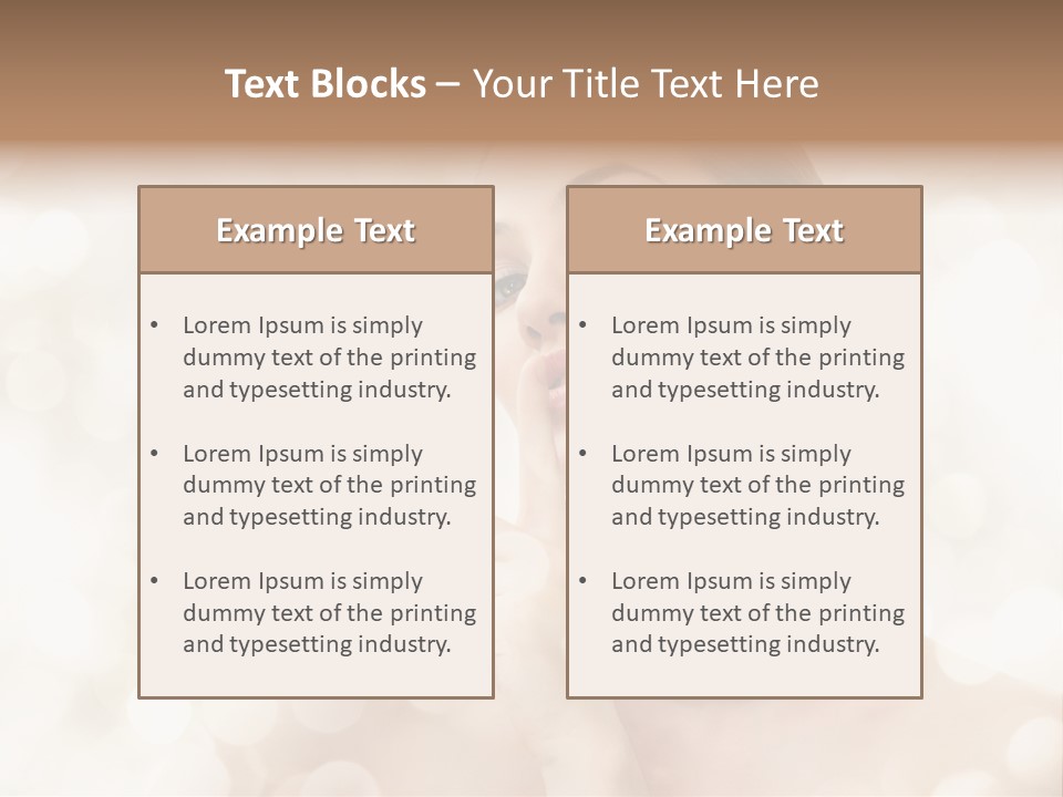 Studio Care Feminine PowerPoint Template