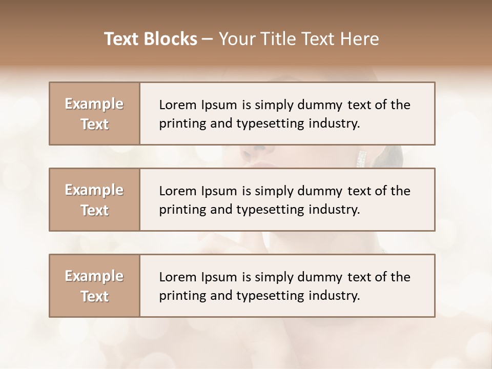 Studio Care Feminine PowerPoint Template