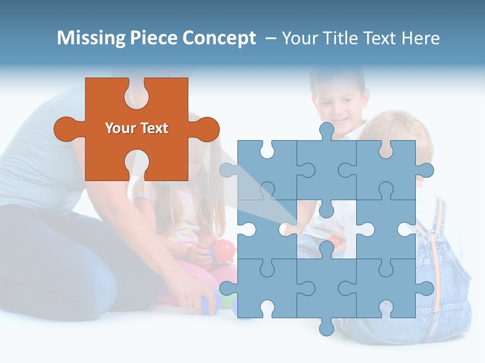 Toy Construction Kid PowerPoint Template