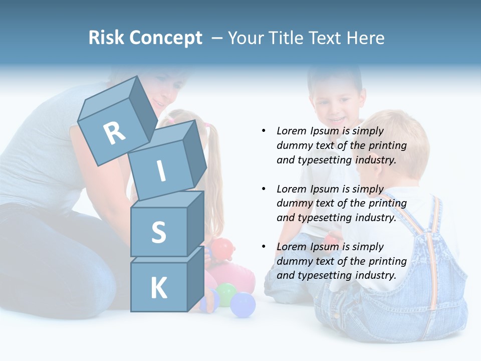 Toy Construction Kid PowerPoint Template