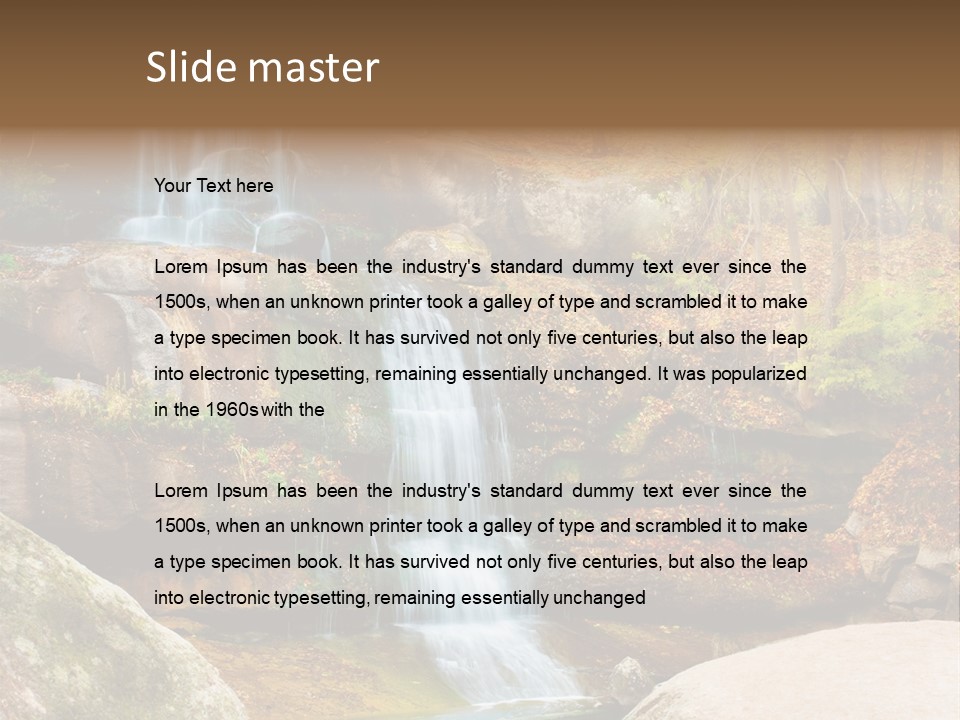 Yellow Pond Ukrainian PowerPoint Template