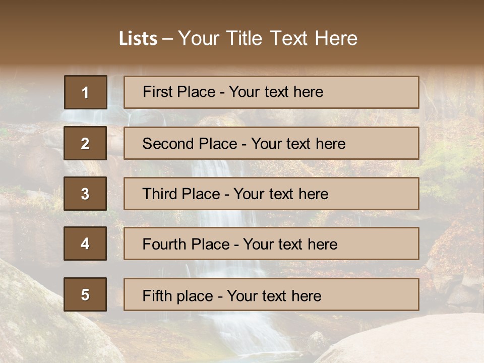 Yellow Pond Ukrainian PowerPoint Template