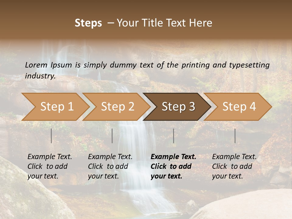 Yellow Pond Ukrainian PowerPoint Template