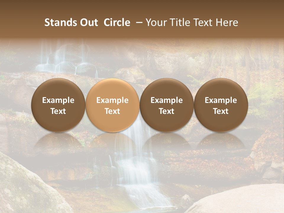 Yellow Pond Ukrainian PowerPoint Template