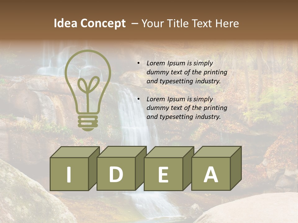 Yellow Pond Ukrainian PowerPoint Template