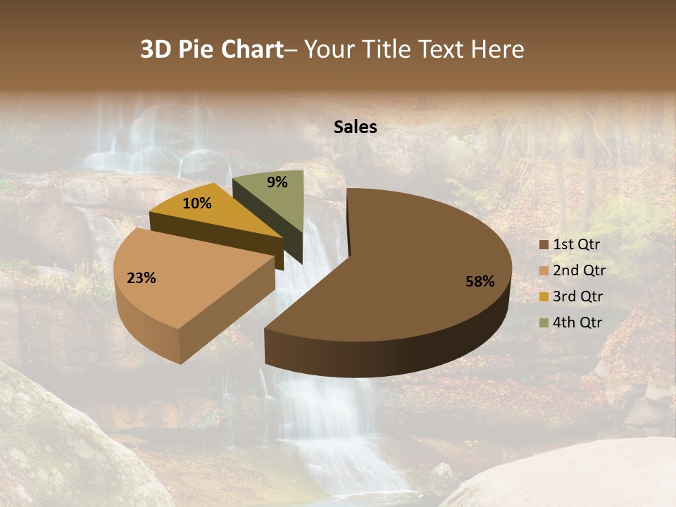 Yellow Pond Ukrainian PowerPoint Template