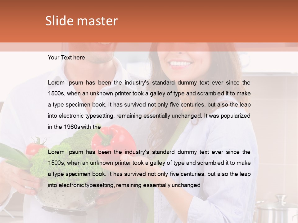 Beautiful Healthy Work PowerPoint Template