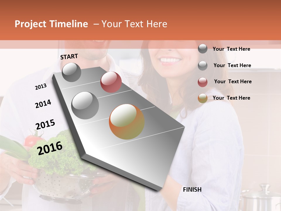 Beautiful Healthy Work PowerPoint Template