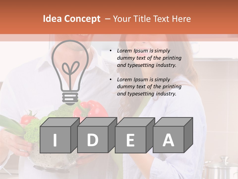 Beautiful Healthy Work PowerPoint Template