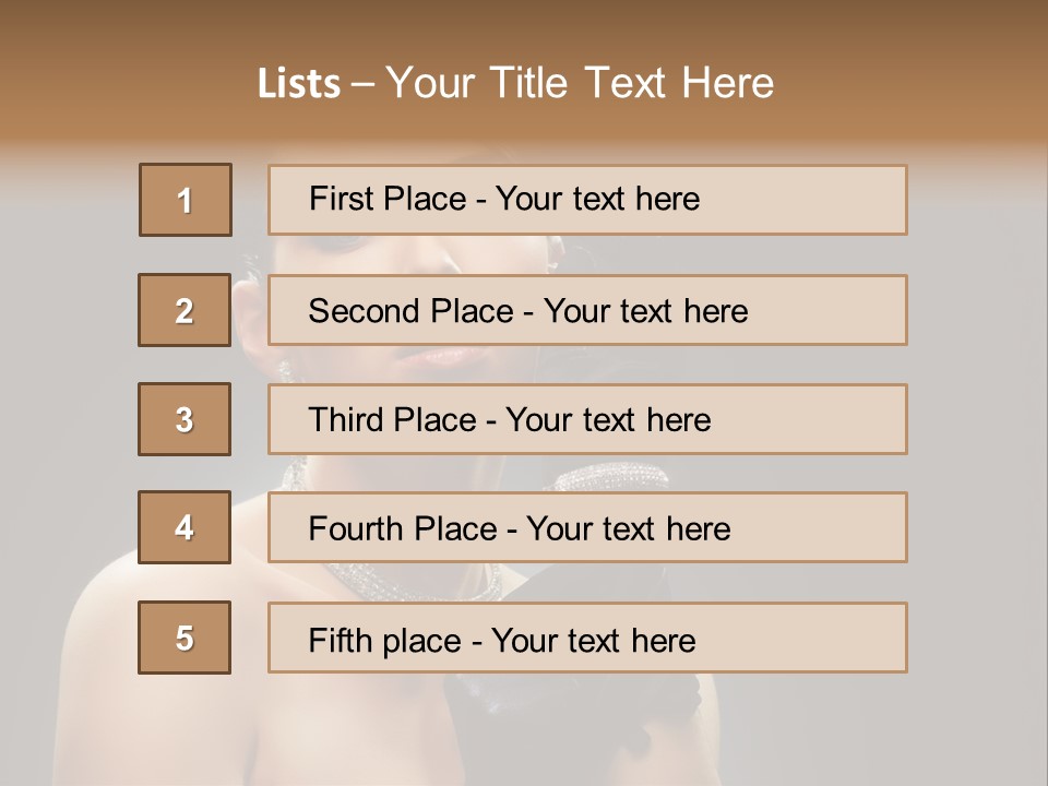 Art Sensuality Fascinating PowerPoint Template
