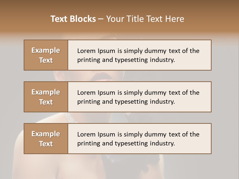 Art Sensuality Fascinating PowerPoint Template