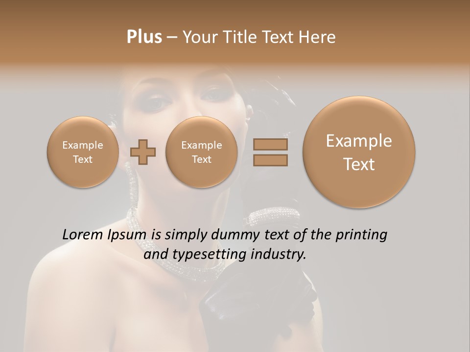 Art Sensuality Fascinating PowerPoint Template