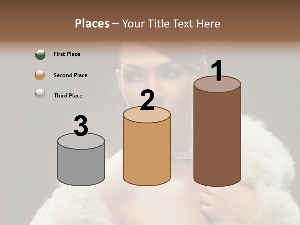 Person Women Sensuality PowerPoint Template