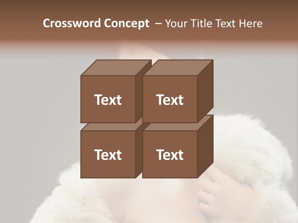 Person Women Sensuality PowerPoint Template