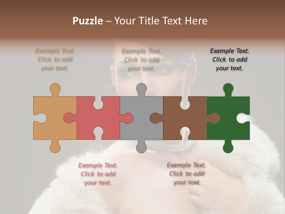 Person Women Sensuality PowerPoint Template