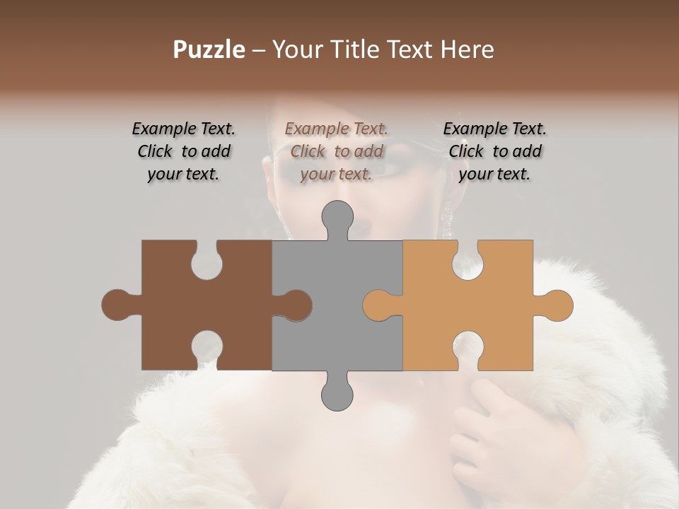 Person Women Sensuality PowerPoint Template