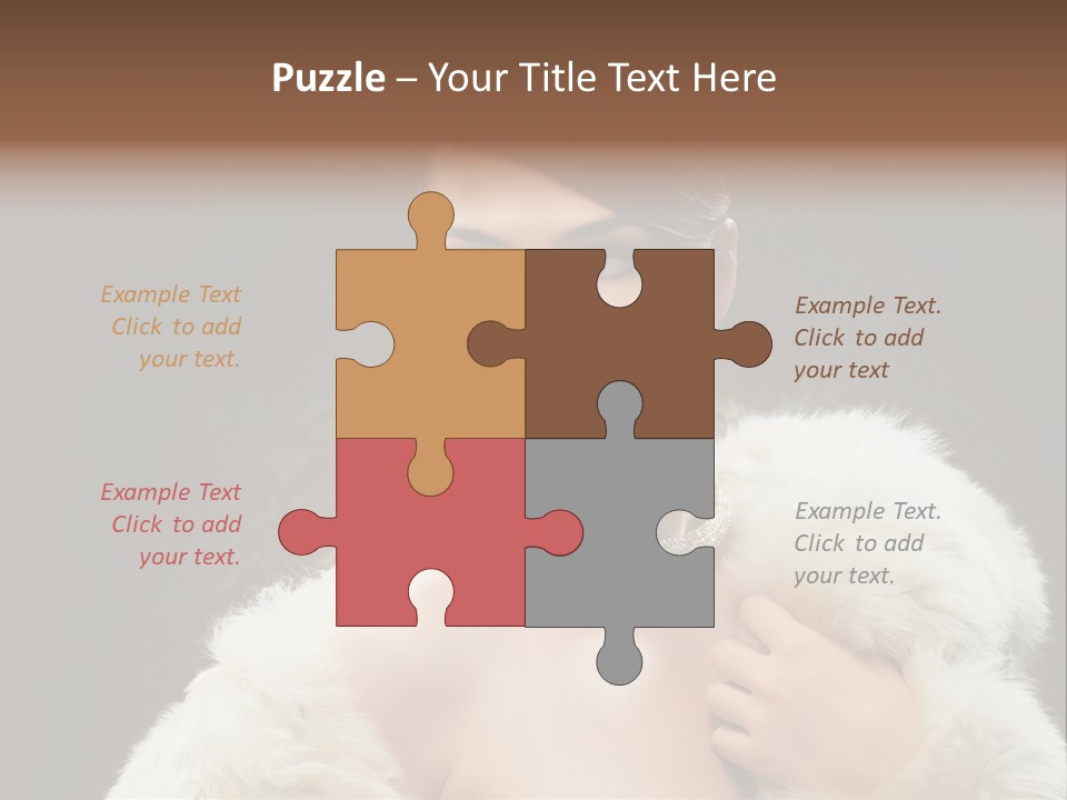 Person Women Sensuality PowerPoint Template