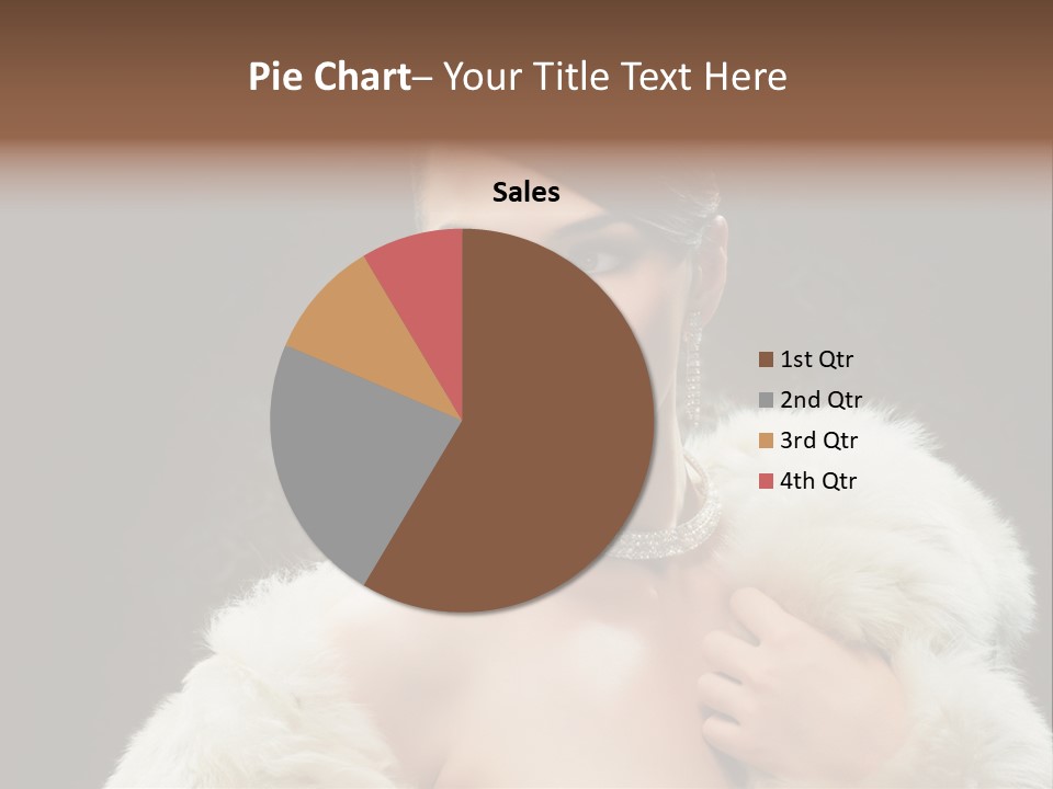 Person Women Sensuality PowerPoint Template