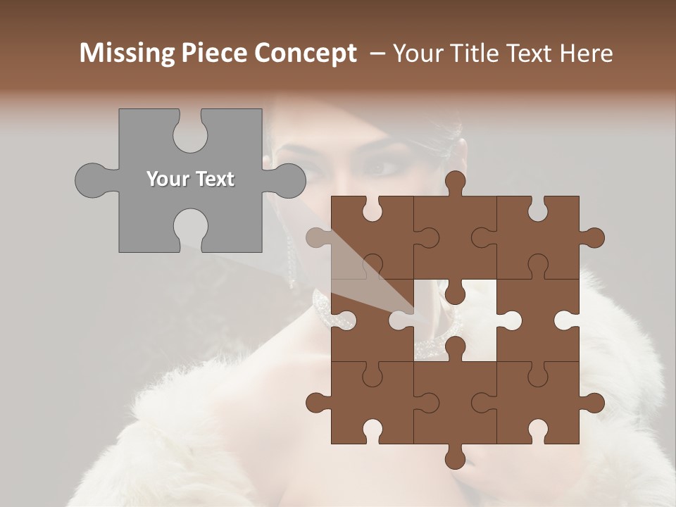 Person Women Sensuality PowerPoint Template