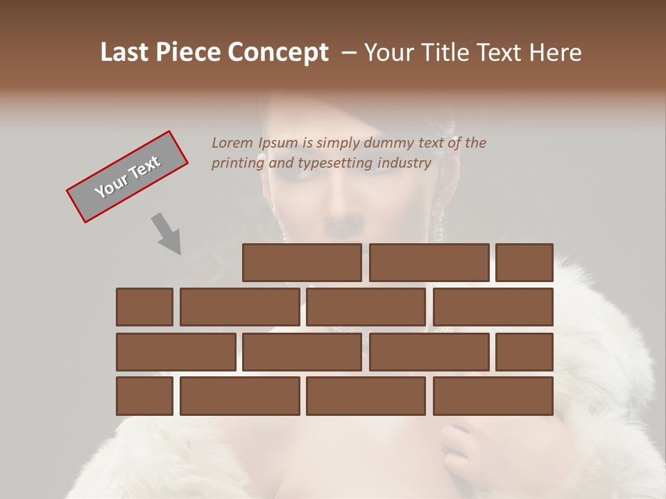 Person Women Sensuality PowerPoint Template