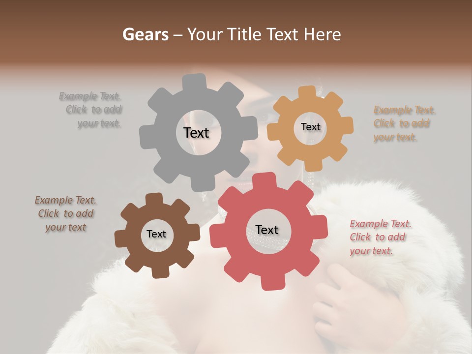 Person Women Sensuality PowerPoint Template