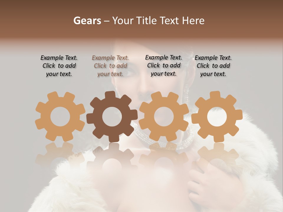 Person Women Sensuality PowerPoint Template