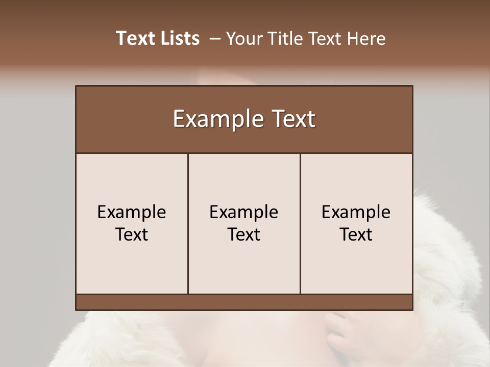 Person Women Sensuality PowerPoint Template