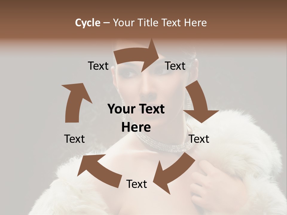 Person Women Sensuality PowerPoint Template