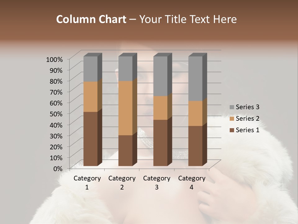 Person Women Sensuality PowerPoint Template