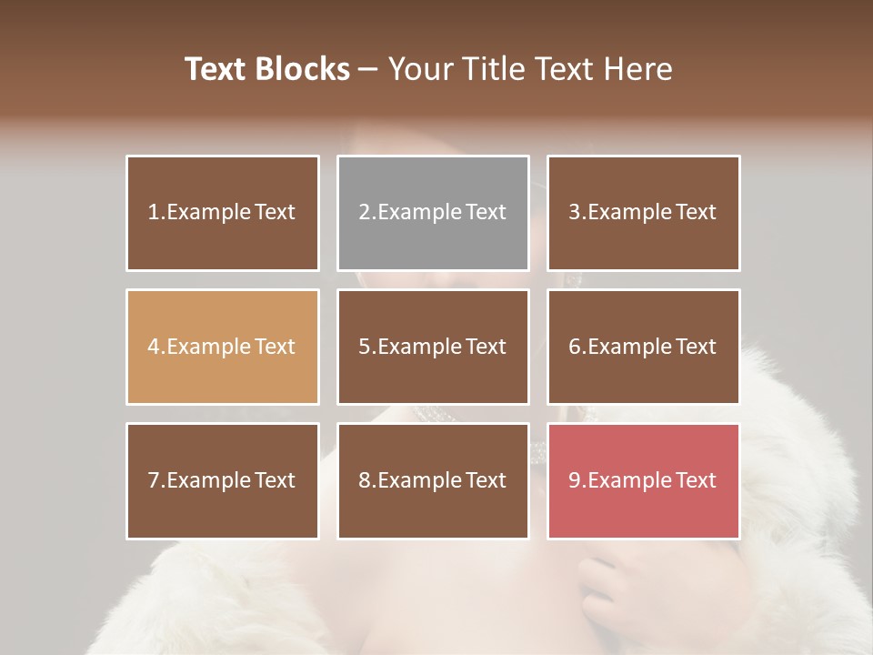 Person Women Sensuality PowerPoint Template