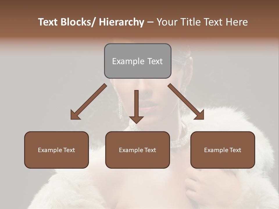 Person Women Sensuality PowerPoint Template