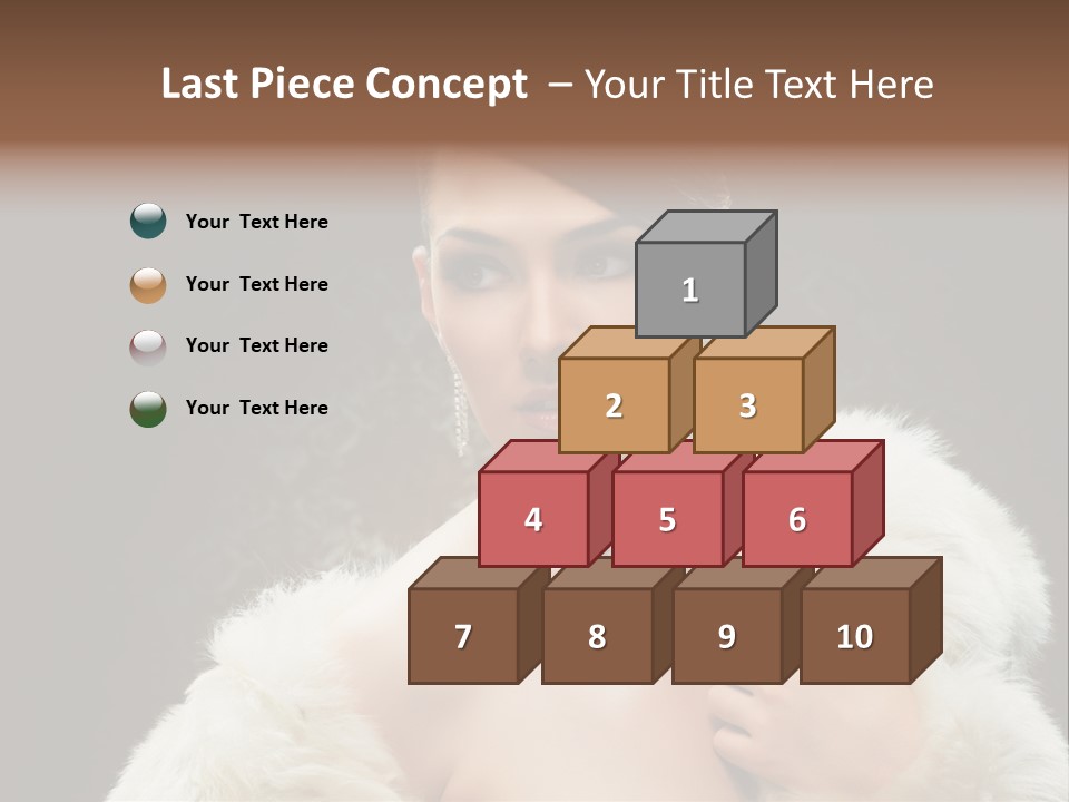 Person Women Sensuality PowerPoint Template