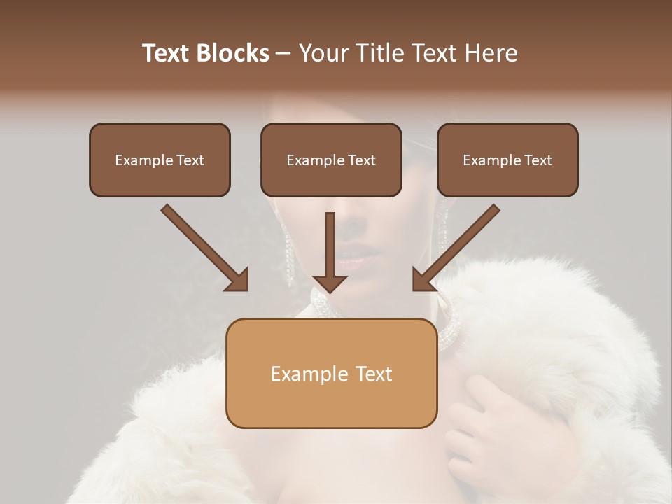 Person Women Sensuality PowerPoint Template