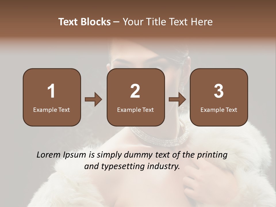 Person Women Sensuality PowerPoint Template