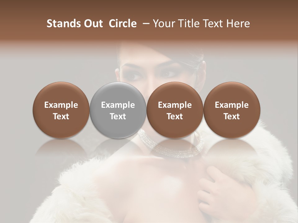 Person Women Sensuality PowerPoint Template