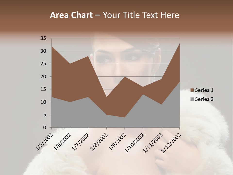 Person Women Sensuality PowerPoint Template