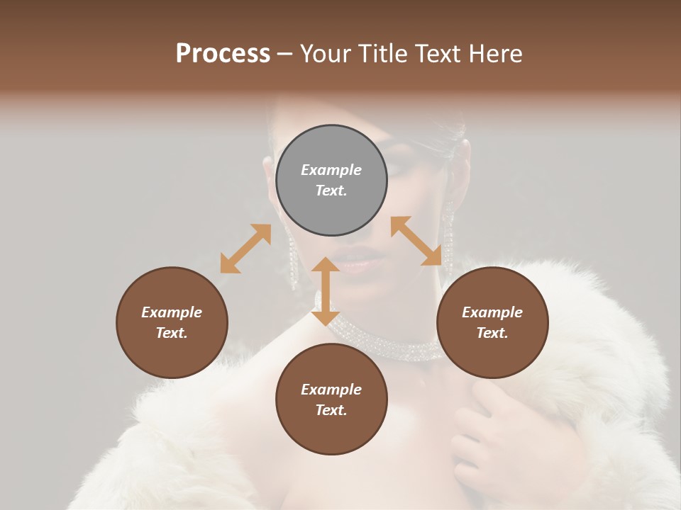 Person Women Sensuality PowerPoint Template