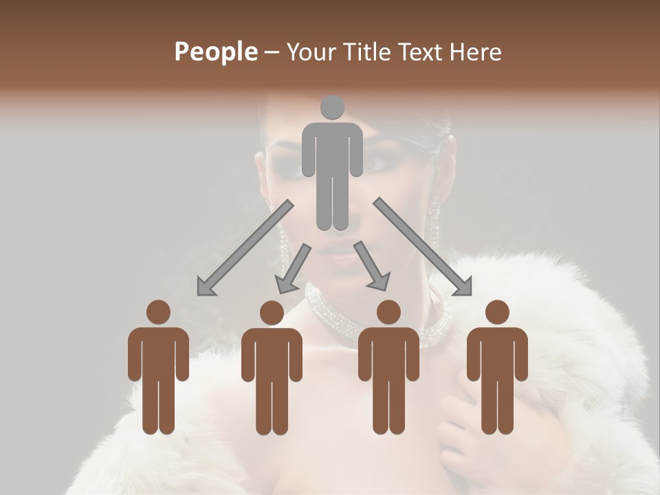 Person Women Sensuality PowerPoint Template