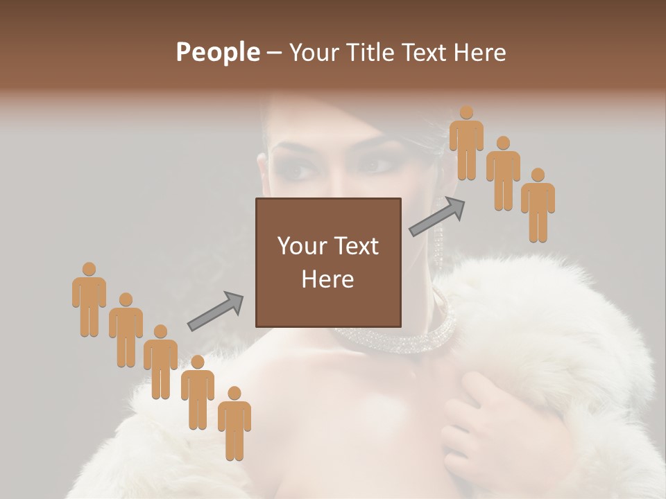 Person Women Sensuality PowerPoint Template