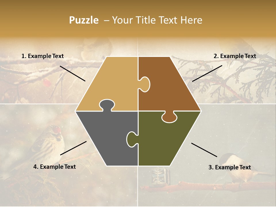 Holiday Sepia Greeting PowerPoint Template