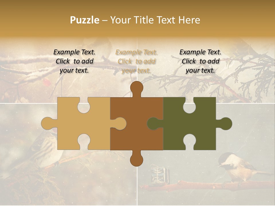 Holiday Sepia Greeting PowerPoint Template