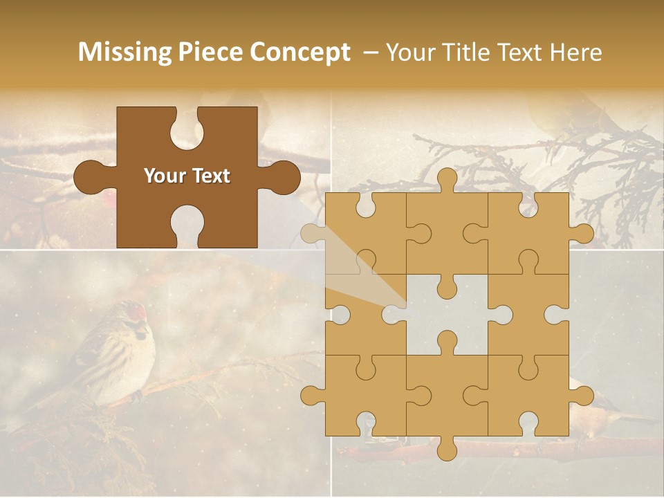 Holiday Sepia Greeting PowerPoint Template