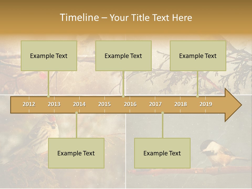 Holiday Sepia Greeting PowerPoint Template