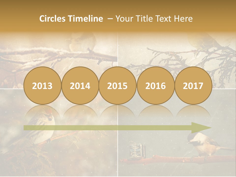 Holiday Sepia Greeting PowerPoint Template